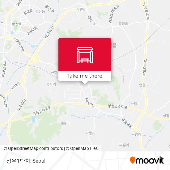성우1단지 map