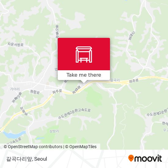 갈곡다리앞 map
