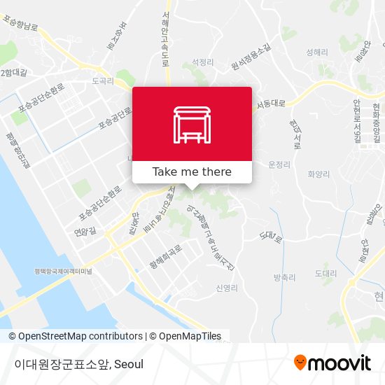 이대원장군표소앞 map