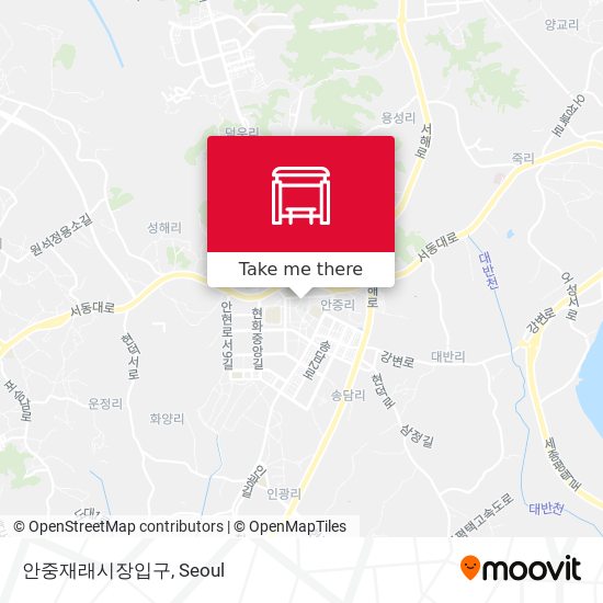 안중재래시장입구 map