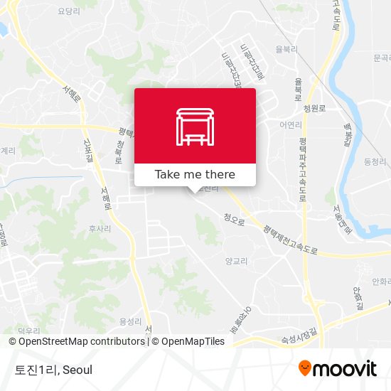 토진1리 map
