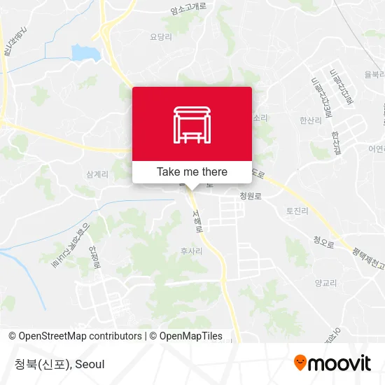 청북(신포) map