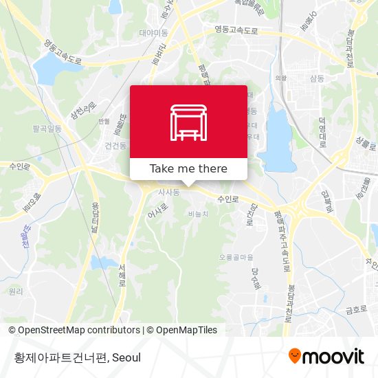 황제아파트건너편 map