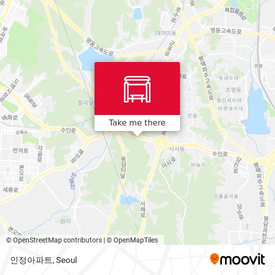 인정아파트 map