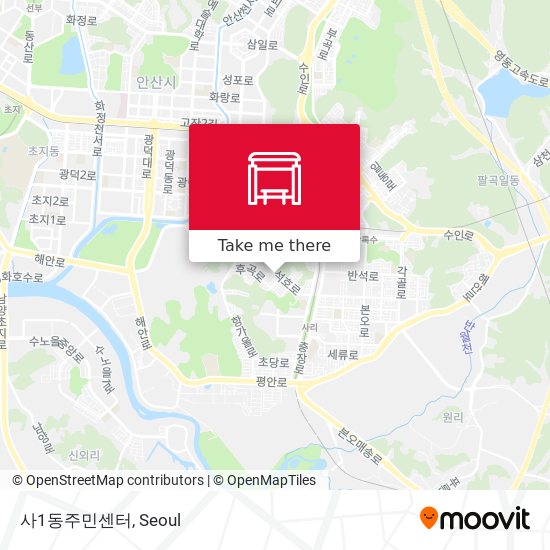 사1동주민센터 map