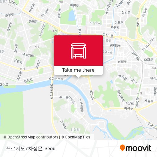 푸르지오7차정문 map
