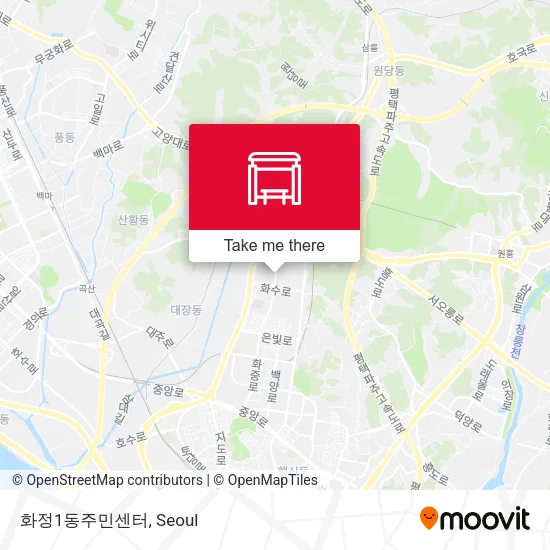 화정1동주민센터 map