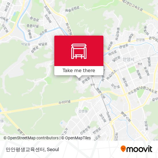 만안평생교육센터 map