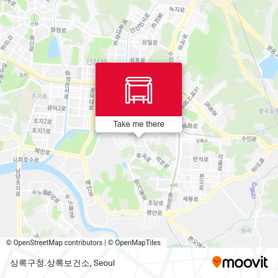 상록구청.상록보건소 map