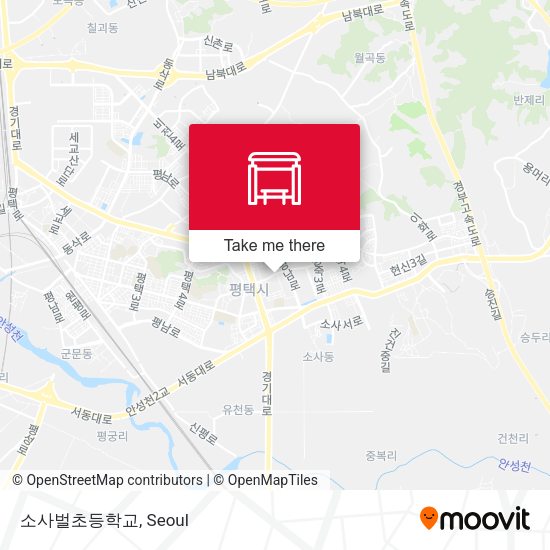 소사벌초등학교 map
