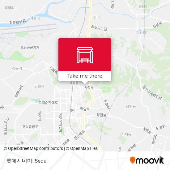 롯데시네마 map