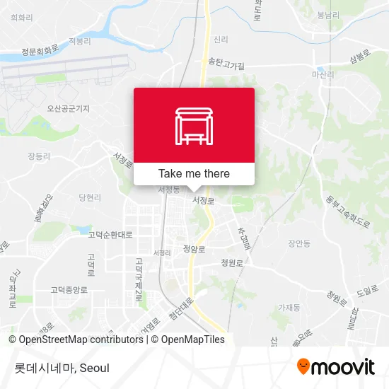 롯데시네마 map
