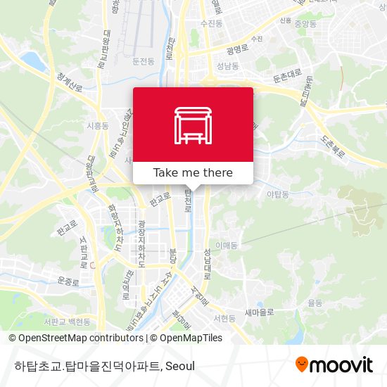 하탑초교.탑마을진덕아파트 map
