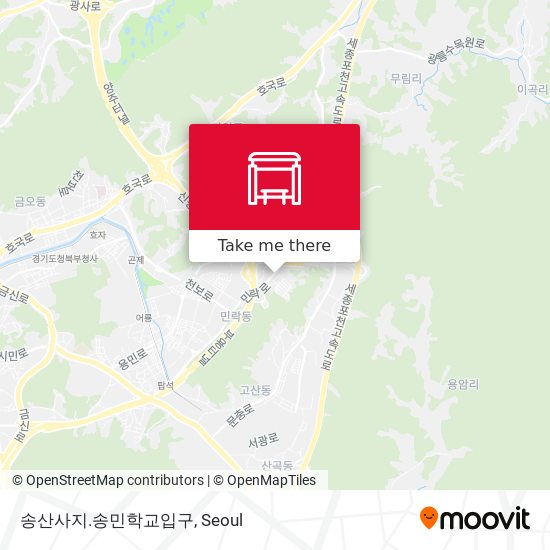 송산사지.송민학교입구 map