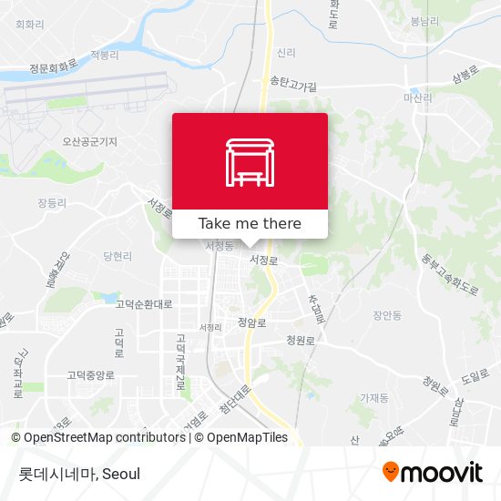 롯데시네마 map