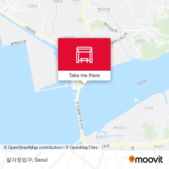 팔각정입구 map