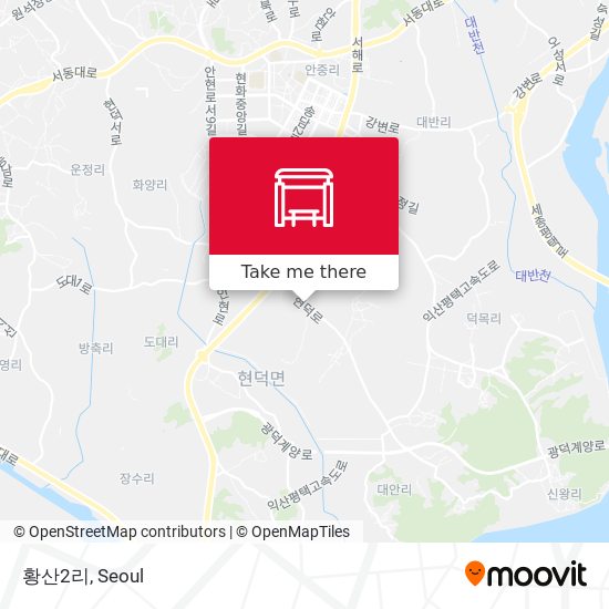 황산2리 map