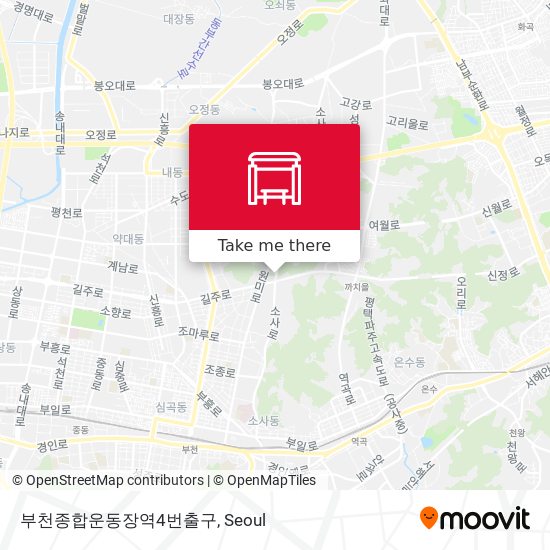부천종합운동장역4번출구 map