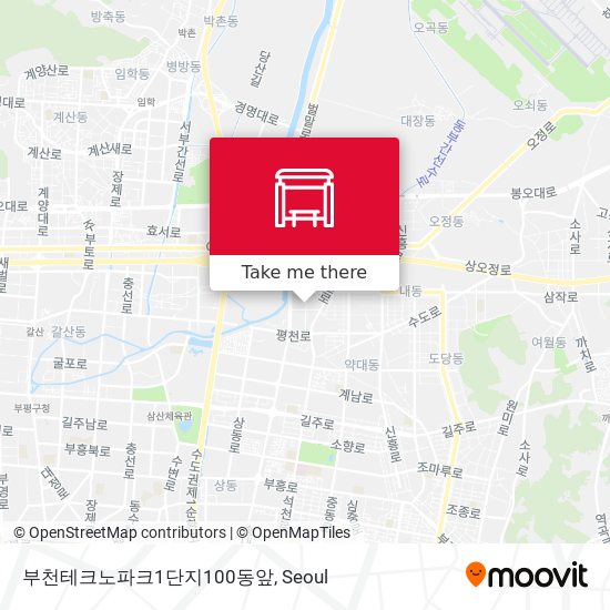 부천테크노파크1단지100동앞 map