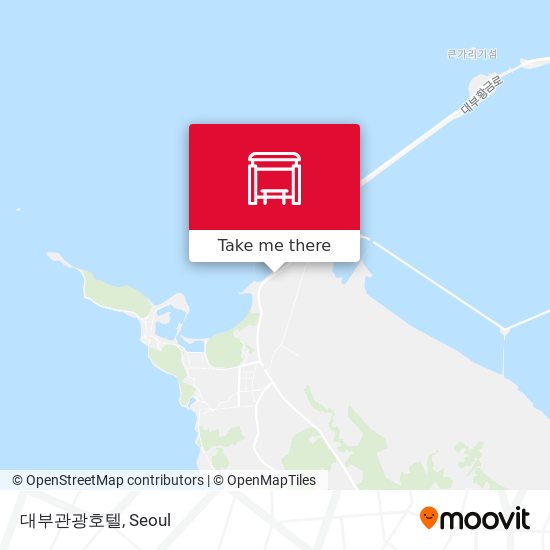 대부관광호텔 map