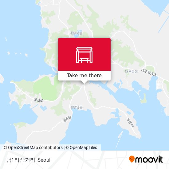 남1리삼거리 map