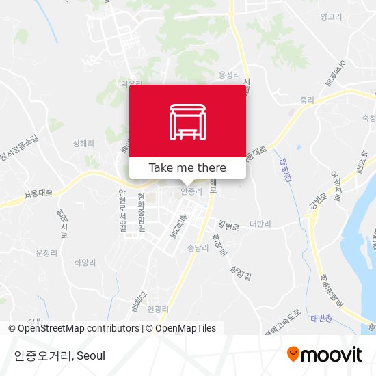 안중오거리 map