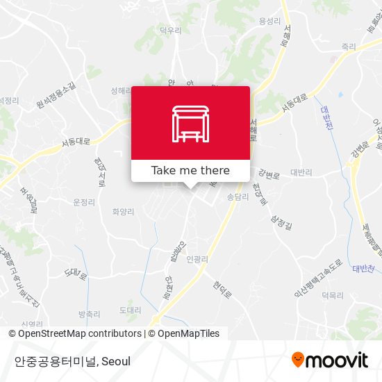 안중공용터미널 map