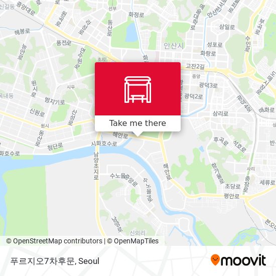 푸르지오7차후문 map