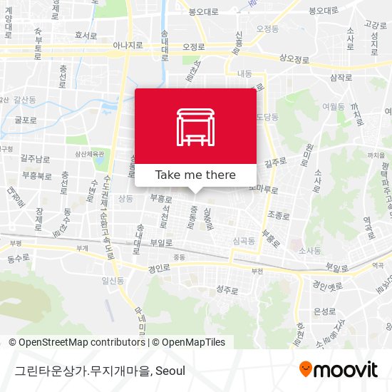 그린타운상가.무지개마을 map