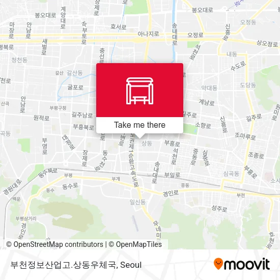 부천정보산업고.상동우체국 map