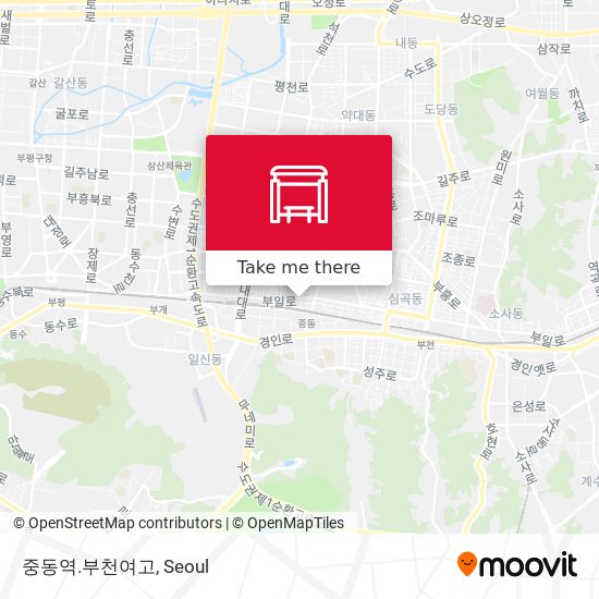 중동역.부천여고 map