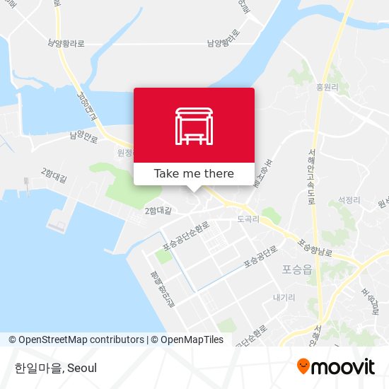 한일마을 map