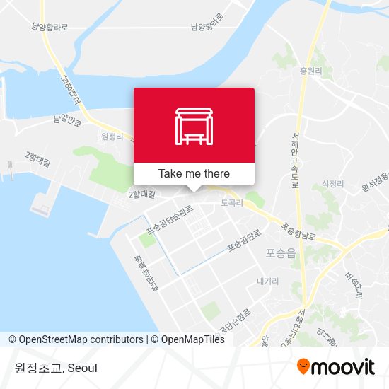 원정초교 map