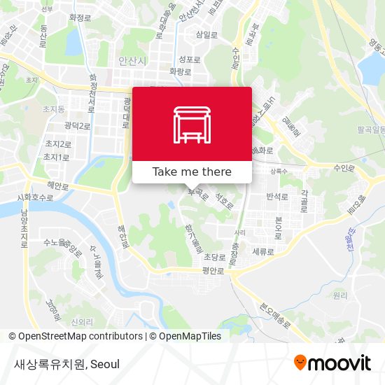 새상록유치원 map