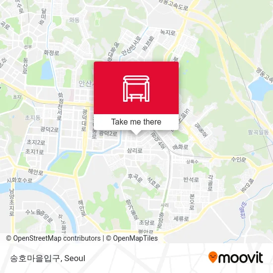 송호마을입구 map