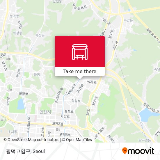 광덕고입구 map