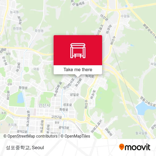 성포중학교 map
