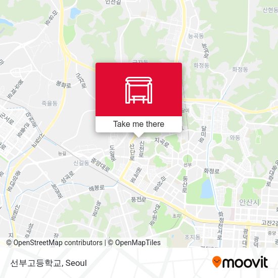 선부고등학교 map