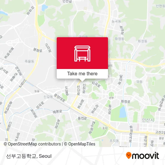 선부고등학교 map
