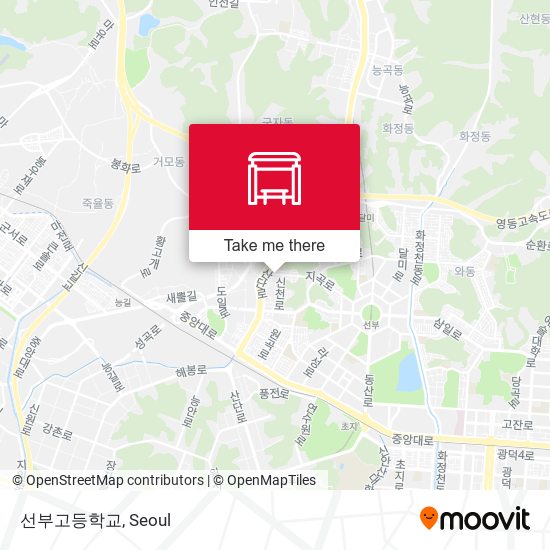 선부고등학교 map
