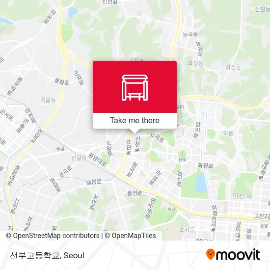 선부고등학교 map