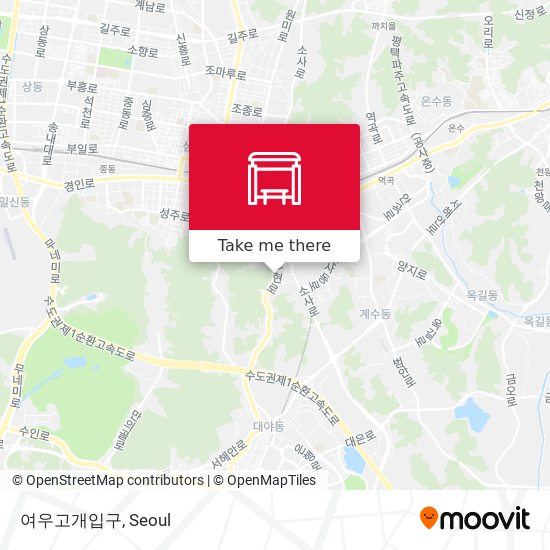 여우고개입구 map