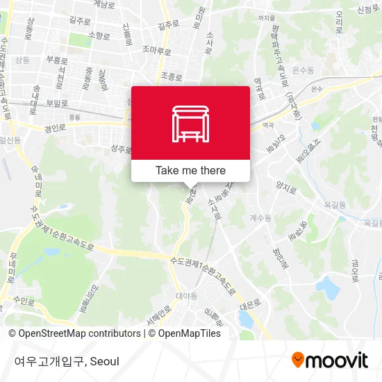 여우고개입구 map