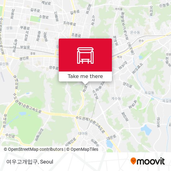 여우고개입구 map