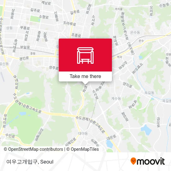 여우고개입구 map