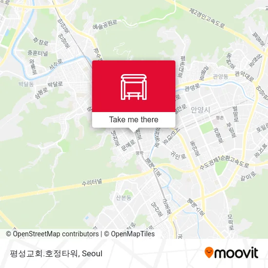 평성교회.호정타워 map