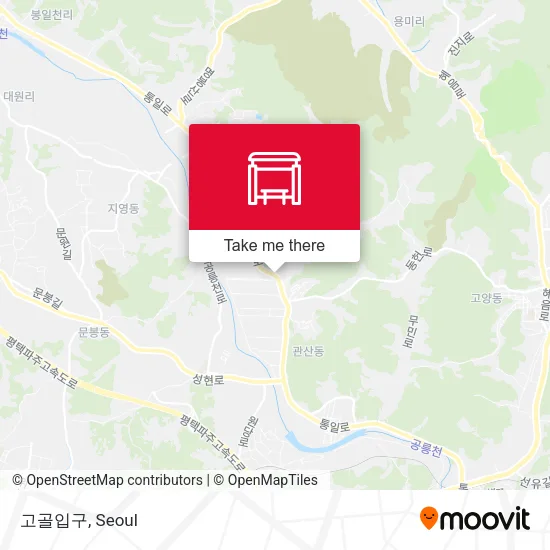 고골입구 map