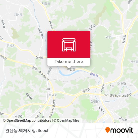 관산동.벽제시장 map