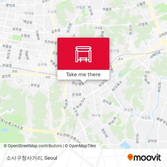 소사구청사거리 map