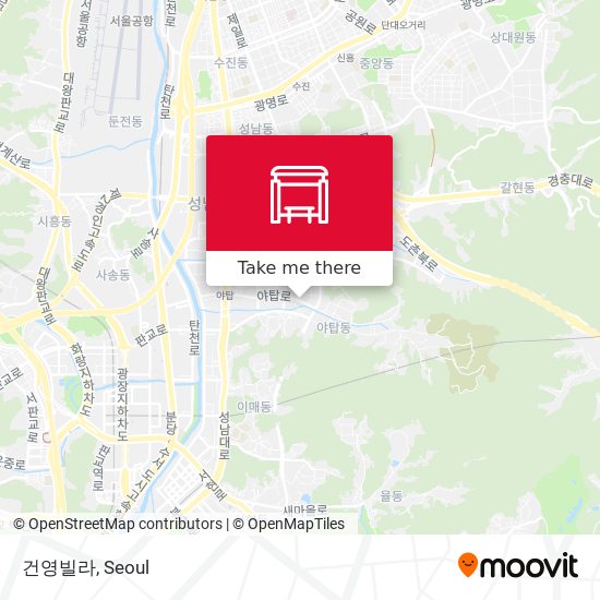 건영빌라 map